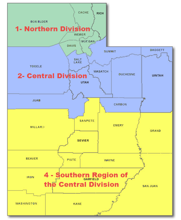 Utah Regional Map